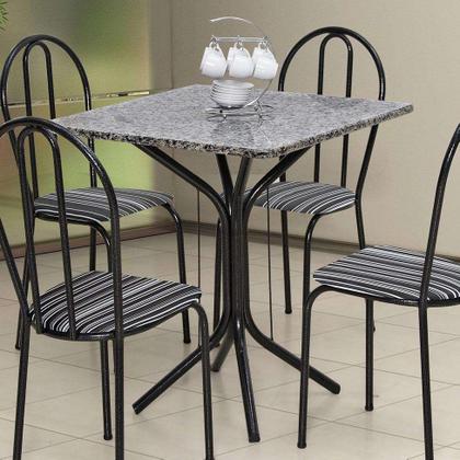 Mesa de Jantar Quadrada Tabita Preta 70 cm - Mobly Imagem de Mesa de Jantar Quadrada Tabita Preta 70 cm
