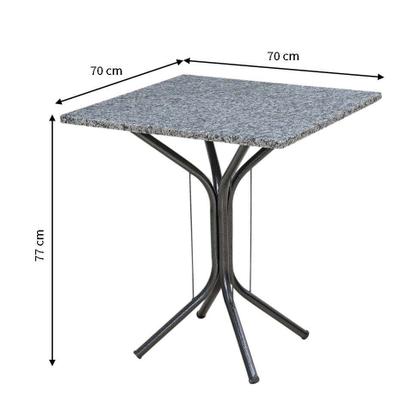 Mesa de Jantar Quadrada Tabita Preta 70 cm - Mobly Imagem de Mesa de Jantar Quadrada Tabita Preta 70 cm