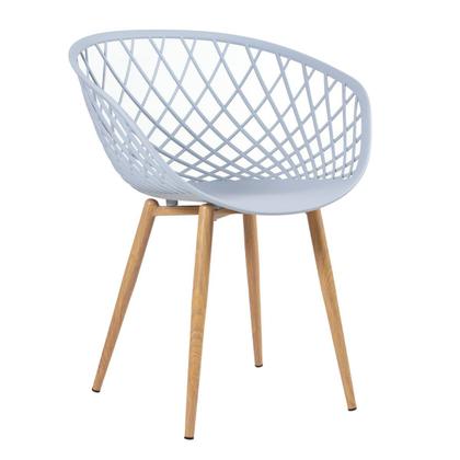 Imagem de Mesa de jantar redonda 80 cm preto + 3 cadeiras Clarice Nest