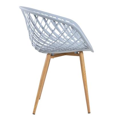 Imagem de Mesa de jantar redonda 80 cm preto + 3 cadeiras Clarice Nest