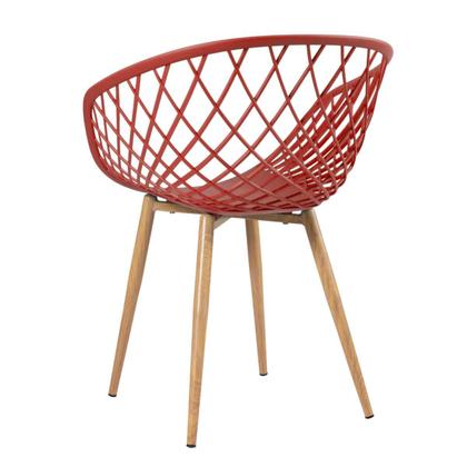 Imagem de Mesa de jantar redonda 80 cm preto + 3 cadeiras Clarice Nest