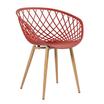 Imagem de Mesa de jantar redonda 80 cm preto + 3 cadeiras Clarice Nest