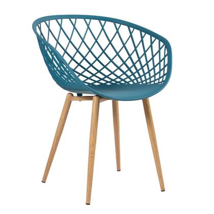 Imagem de Mesa de jantar redonda 80 cm preto + 3 cadeiras Clarice Nest