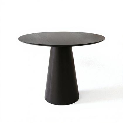 Imagem de Mesa de Jantar Redonda Cone Laminado em Madeira 90cm Cairo