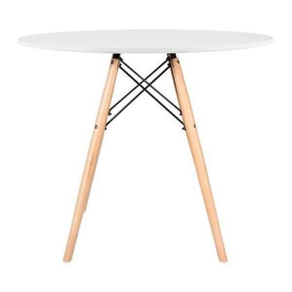 Imagem de Mesa De Jantar Redonda Eames Eiffel - Wood - Tampo De Mdf -