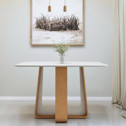 Imagem de Mesa de Jantar Retangular 120cm com Tampo em Mdf Sintonia