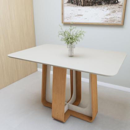 Imagem de Mesa de Jantar Retangular 120cm com Tampo em Mdf Sintonia