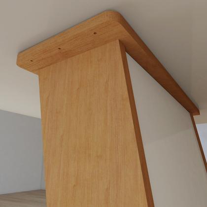 Imagem de Mesa de Jantar Retangular 120cm Maxi Tampo com Vidro Apogeu