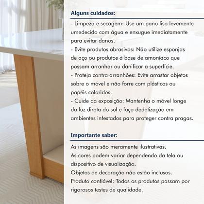 Imagem de Mesa de Jantar Retangular 120cm Maxi Tampo com Vidro Apogeu