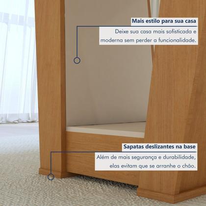 Imagem de Mesa de Jantar Retangular 120cm Maxi Tampo com Vidro Apogeu