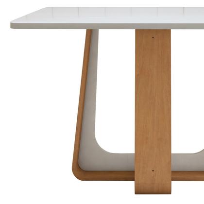 Imagem de Mesa de Jantar Retangular 120cm Maxi Tampo com Vidro Sintonia