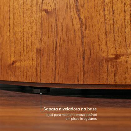 Imagem de Mesa de Jantar Retangular 140cm Baobá CabeCasa MadeiraOriginals