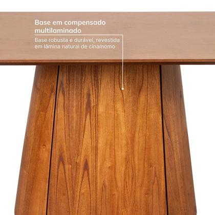 Imagem de Mesa de Jantar Retangular 140cm Baobá CabeCasa MadeiraOriginals