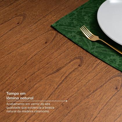 Imagem de Mesa de Jantar Retangular 140cm Baobá CabeCasa MadeiraOriginals