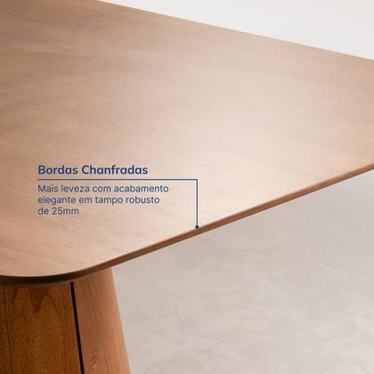 Imagem de Mesa de Jantar Retangular 140cm Baobá CabeCasa MadeiraOriginals