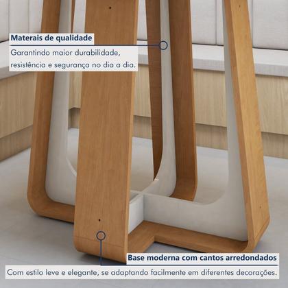 Imagem de Mesa de Jantar Retangular 170cm Tampo Mdf Sintonia