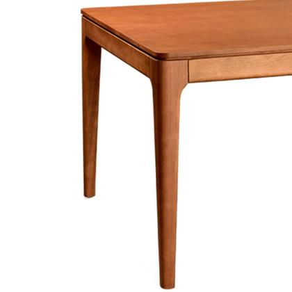 Imagem de Mesa de Jantar Retangular 190x90cm Cedry Madeira Liptus Castanho Claro - Sallar Home