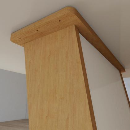 Imagem de Mesa de Jantar Retangular 6 Lugares 170cm Tampo MFD Apogeu