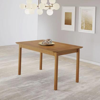 Imagem de Mesa de Jantar Retangular Cativa Cinamomo 1,20 M - JCM Movelaria