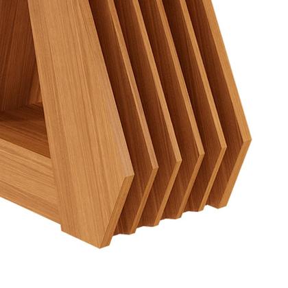 Imagem de Mesa de Jantar Retangular com Tampo de Vidro Agata Off White e Nature 130 cm