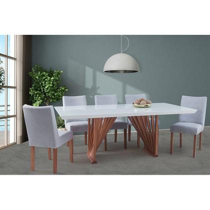 Imagem de Mesa de Jantar Retangular de Madeira Magnum