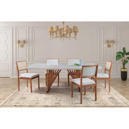 Imagem de Mesa de Jantar Retangular de Madeira Magnum