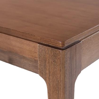 Imagem de Mesa de Jantar Retangular de Madeira Turquesa