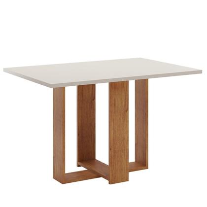 Imagem de Mesa de Jantar Retangular Eudora 1,20x80 com 4 Cadeiras Sicilia