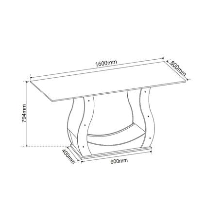 Mesa de Jantar Retangular Vitalic com 6 Cadeiras Madeira Maciça Vegas - Viero Imagem de Mesa de Jantar Retangular Vitalic com 6 Cadeiras Madeira Maciça Vegas