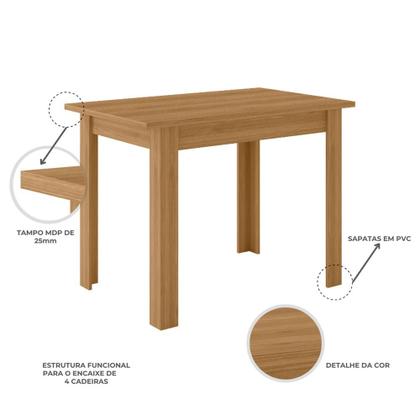 Imagem de Mesa de Jantar Sala Bellagio 108 x 68 cm