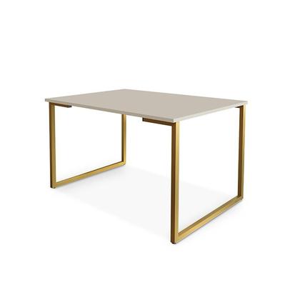 Imagem de Mesa de Jantar Steel Estilo Industrial Pés de Aço 120x80cm