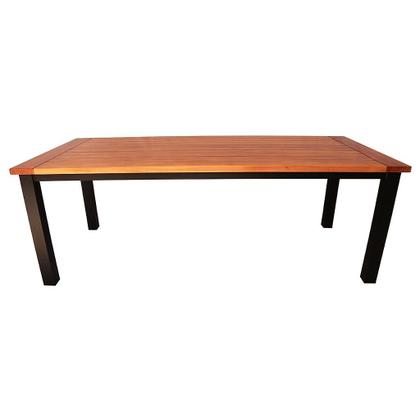Imagem de Mesa de Jantar Turmalina 2,00x1,00m Tampo Retangular de Madeira