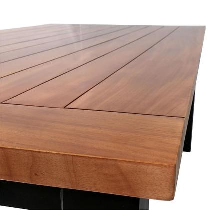 Imagem de Mesa de Jantar Turmalina 2,00x1,00m Tampo Retangular de Madeira