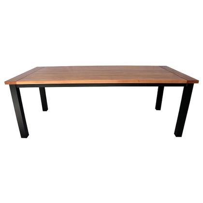 Imagem de Mesa de Jantar Turmalina 2,00x1,00m Tampo Retangular de Madeira