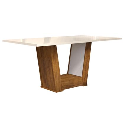 Imagem de Mesa de Madeira 6 Lugares Helena Imbuia - Pnr Móveis