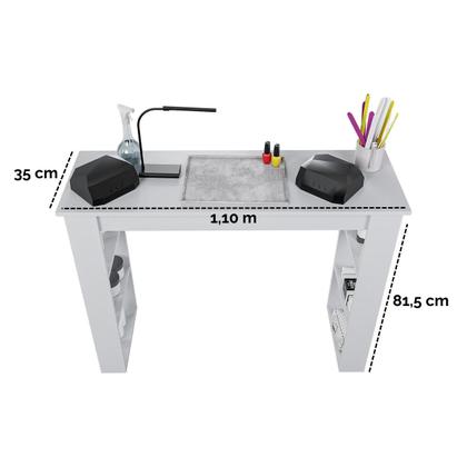 Imagem de Mesa de Manicure Completa com Expositor e Nichos Qualidade e Praticidade Oferta