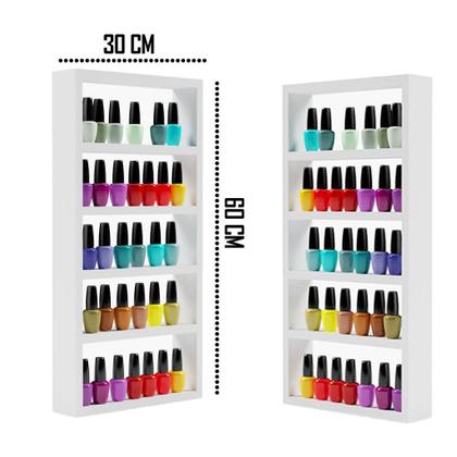 Imagem de Mesa de Manicure Completa com Expositor e Nichos Qualidade e Praticidade Oferta