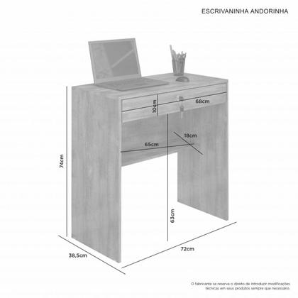 Mesa de Notebook Escrivaninha Multiuso Home Office - Alpoim Imagem de Mesa de Notebook Escrivaninha Multiuso Home Office
