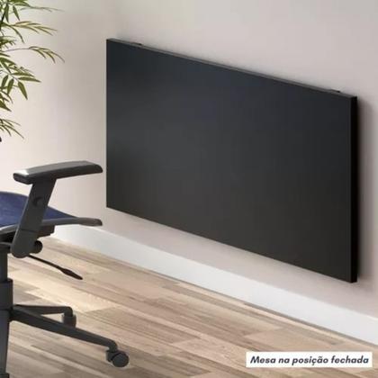 Imagem de Mesa De Parede Dobrável Suspensa Com Suporte 90x38 Cores
