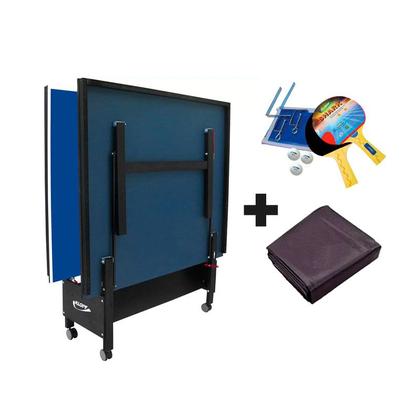 Imagem de MESA DE PING PONG MDF 18mm 1084 KLOPF C/ RODAS + KIT Completo 5031 + Capa Para Mesa Aberta