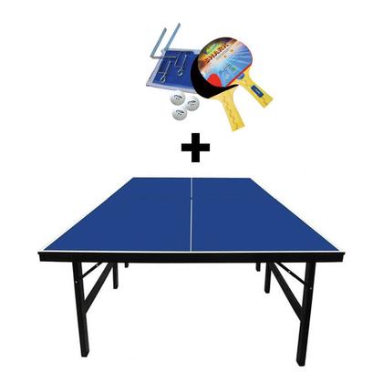 Imagem de MESA DE PING PONG MDP 18mm 1002 KLOPF + KIT Suporte, Rede, Bolinhas 5031