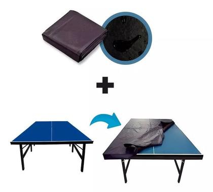 Imagem de MESA DE PING PONG OFICIAL MDP 15mm KLOPF 1001 + Capa Para Mesa Aberta