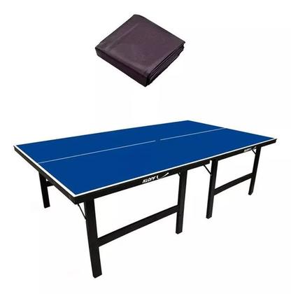 Imagem de MESA DE PING PONG OFICIAL MDP 15mm KLOPF 1001 + Capa Para Mesa Aberta