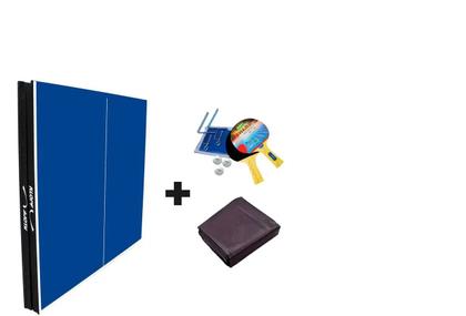 Imagem de MESA DE PING PONG OFICIAL MDP 15mm KLOPF 1001 + KIT completo ping pong Klopf 5031 + Capa