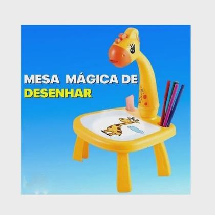 Imagem de Mesa de Pintura de Desenho de Projetor de Led Infantil (Amarela)