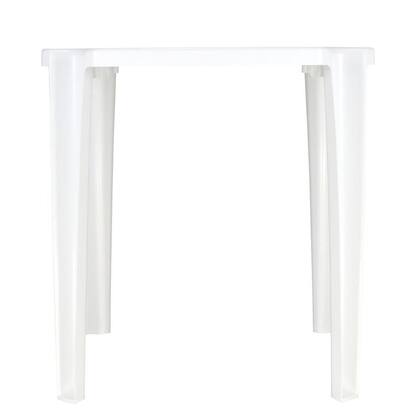 Imagem de Mesa de Plástico Noronha Tramontina, Quadrada, Branca