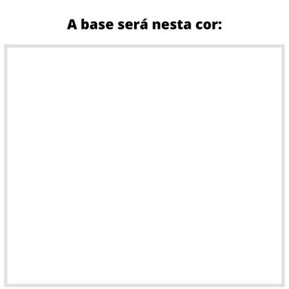 Imagem de Mesa de Reunião com Caixa de Tomada Retangular 260 x 120 cm Pé Painel PE25 MDP Noce Naturalle Branco