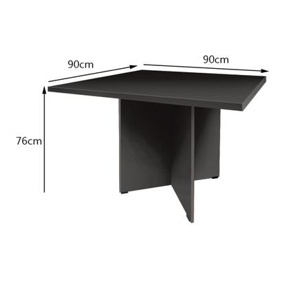 Imagem de Mesa de reunião quadrada pé painel - sm beta - 76ax90lx90p