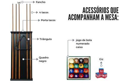 Imagem de Mesa de Sinuca - 2,52x1,40