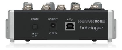Imagem de Mesa de Som 5 Canais USB XENYX 502S - Behringer